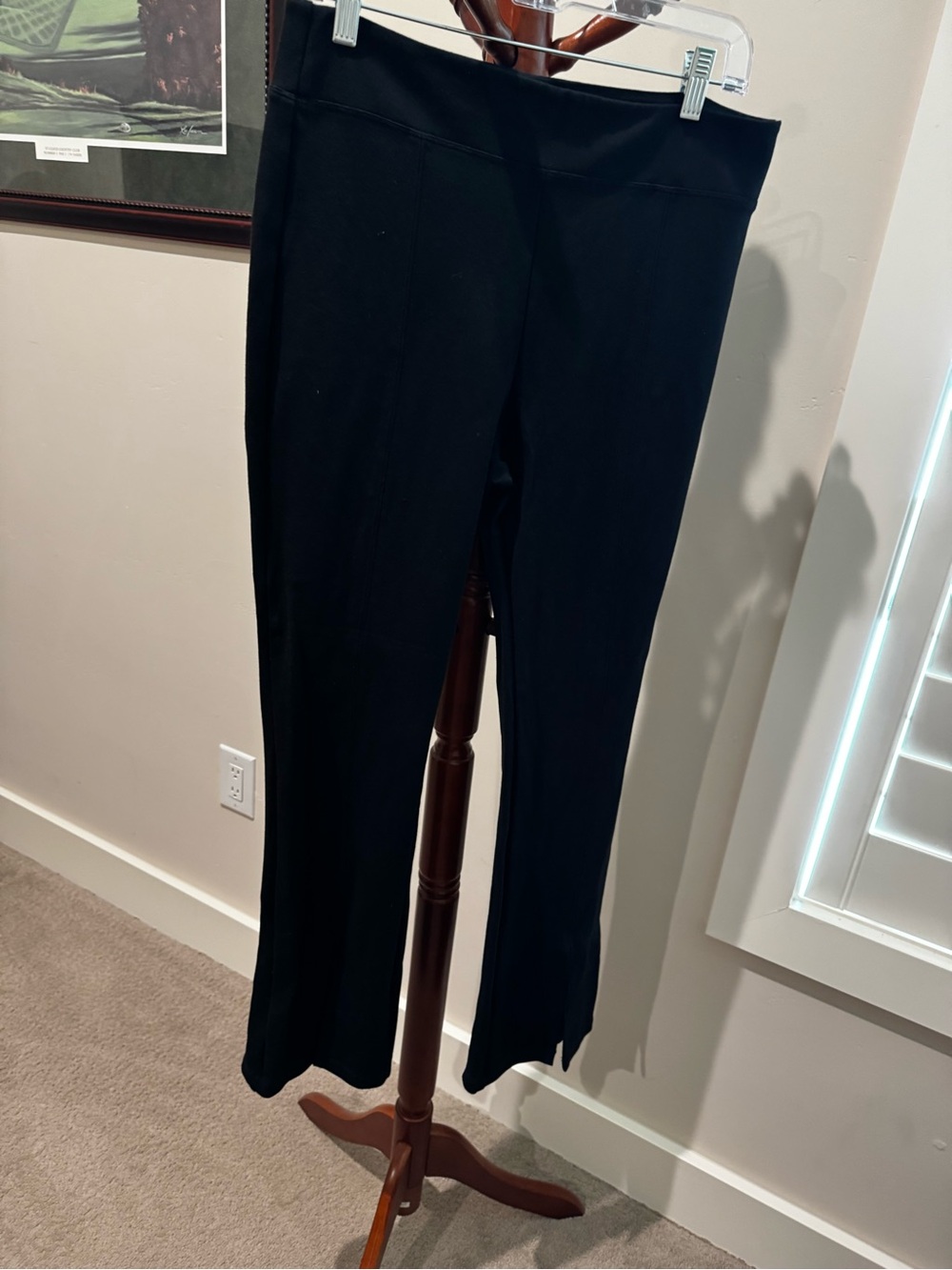 Women's Black Stretch Pull-On Pants CAbi
